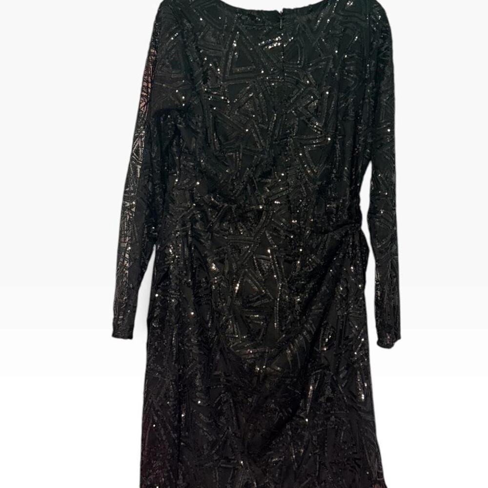 City Chic black sequin cocktail dress